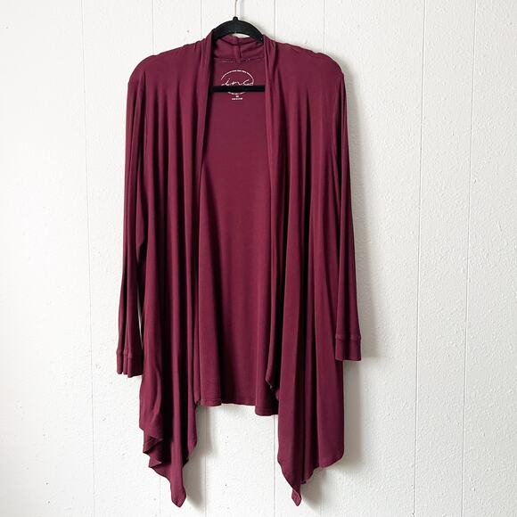 INC Waterfall Cardigan Womens 2X Stretch Soft Career Workwear Business Casual - Picture 1 of 12